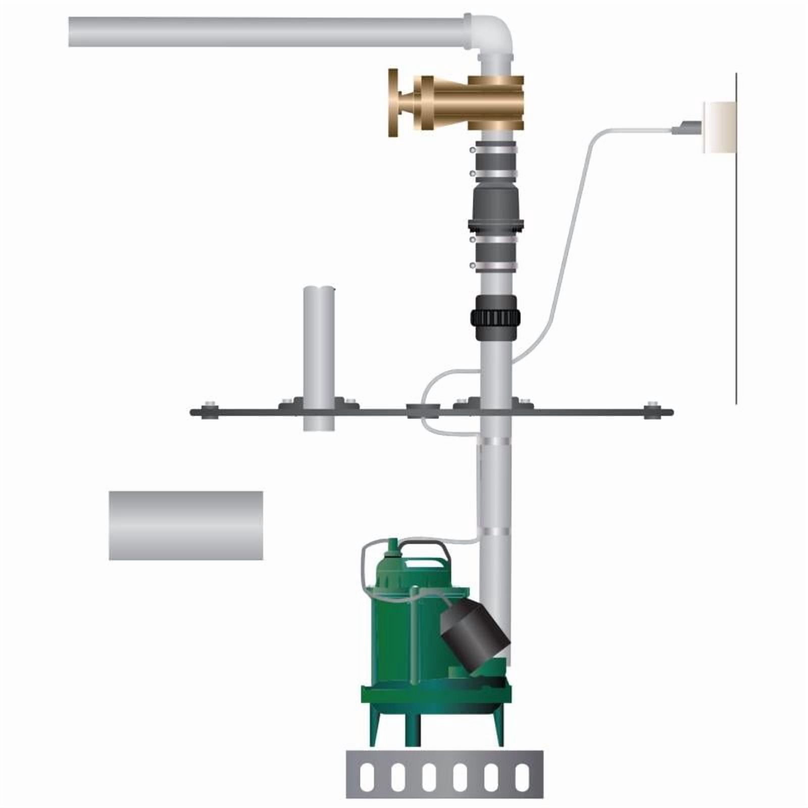 Zoeller 1261-0001 Sewage Pump, 1/3HP
