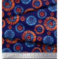 thumbnail image 3 of Soimoi Poly Georgette Fabric Brush Stroke Abstract Printed Craft Fabric by the Yard 52 Inch Wide, 3 of 3