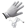 thumbnail image 2 of 1 Pair of Silver Conductive Massage Gloves TENS Massager Kit, 2 of 5