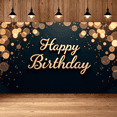 thumbnail image 6 of Golden Sparkle Birthday Banner Happy Birthday Festive Decoration Elegant Design for Birthday Party Indoor Celebration Event Decoration, 6 of 7