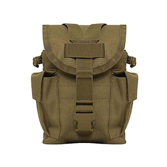 Rothco Utility Pouch with Survival Kit Essentials 10189 - Coyote Brown