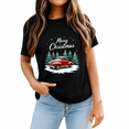 thumbnail image 2 of Merry Christmas Red Truck Family Matching Christmas Pajama T-Shirt for Adults Men and Women, 2 of 4