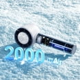 thumbnail image 5 of L01 Portable Summer Fan Air Cooler Handheld Cooling Fan with Cold Compress Function - White, 5 of 5