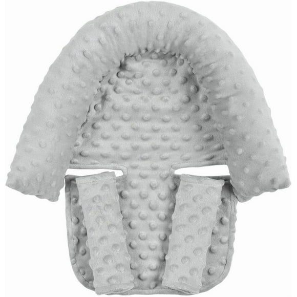 Almohada de apoyo para la cabeza del bebé para el asiento del coche, reposacabezas para bebés con fundas para la correa del cinturón de seguridad a juego, almohada para dormir para recién nacidos
