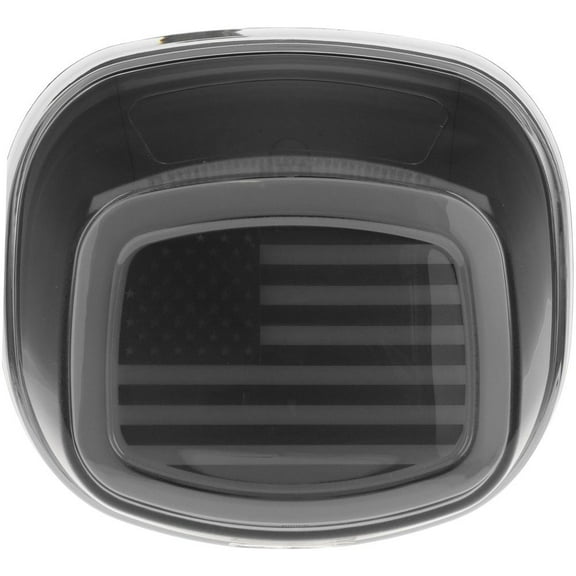 Kuryakyn Tracer Smoke US Flag LED Taillights with License Light 2927