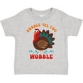 thumbnail image 3 of Inktastic Gobble Wobble Turkey Boys or Girls Toddler T-Shirt, 3 of 5