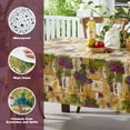 thumbnail image 3 of Colorful Wine Cellar and Grape Theme 52 x 70 inch Rectangle Flannel Backed Vinyl Dining Tablecloth, 3 of 9