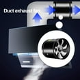YiaNXan 4 6 8 Inch Pipe Pipe Ventilation Fan Metal Mini Extractor Duct