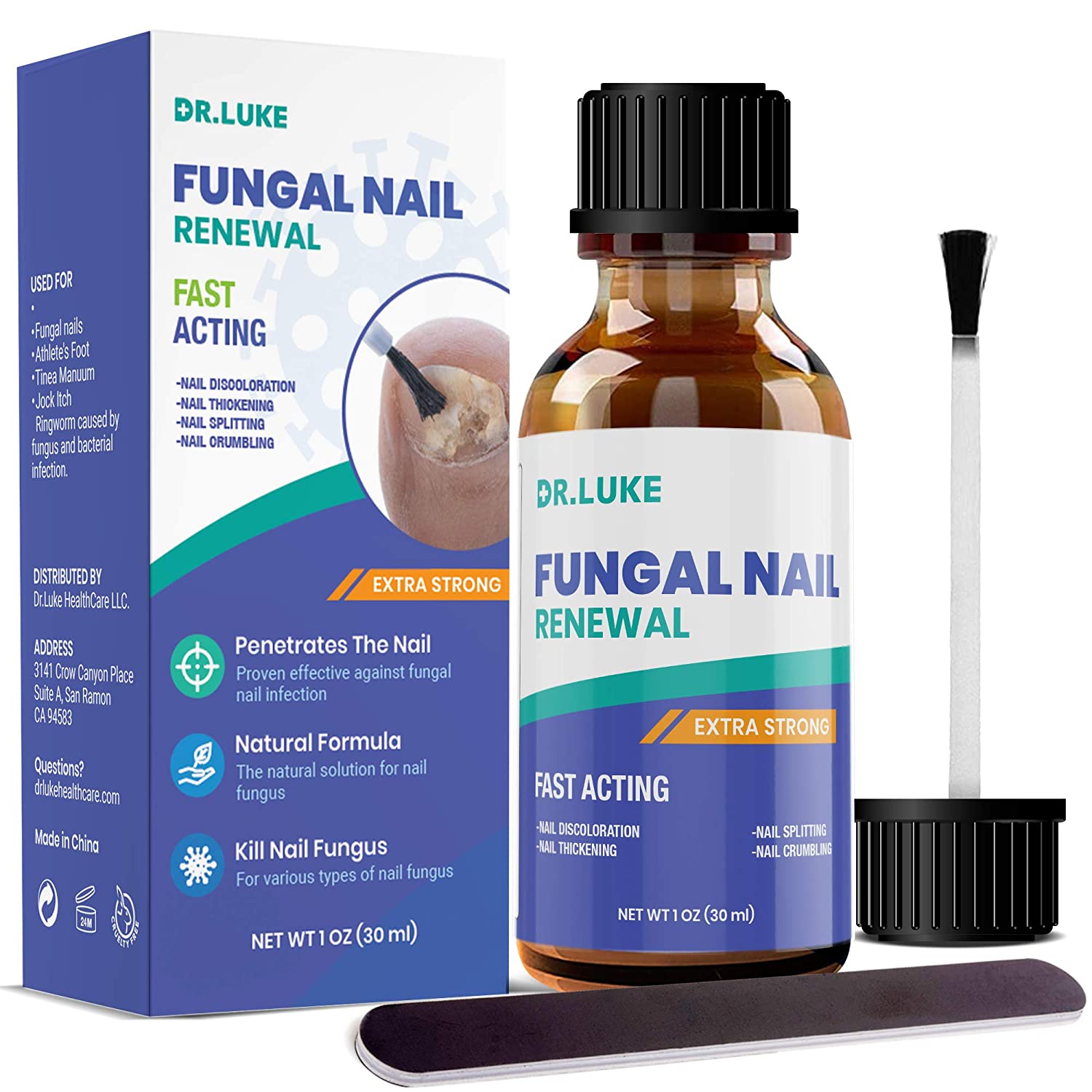 Dr Luke Finger Nail And Toe Nail Fungus Treatment Extra Strength 