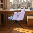 thumbnail image 3 of Xixirimido Boho Mandala Swivel Office Arm Chair Covers Stretch Soft Desk Chair Slipcovers, Curved Back Leisure Armrest Chair Protector Accent Dining Chair Cover, 3 of 7
