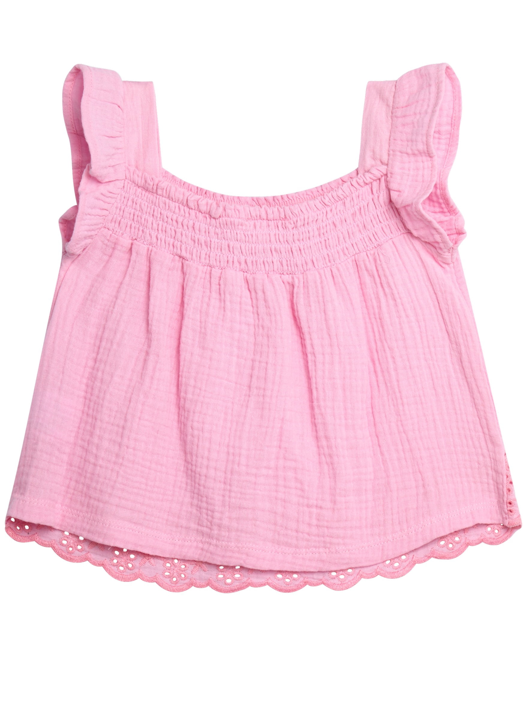 Jessica Simpson Baby Girls' Layette Bloomer set with Sunhat Sizes 0-24M