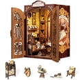 thumbnail image 1 of Kit de bricolaje en miniatura para casa y habitación, libro, libro Fsolis Bookshop Memory, 1 of 7