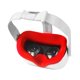 thumbnail image 3 of Funda de silicona para máscara de ojos para Oculus Quest 2 VR, cojín facial para auriculares (rojo), 3 of 5