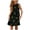 Black, variant on Toddler Girl Dresses Fashion Cute Spring Printed Crewneck Sleeveless Casual (5) Flower Girl Dress