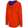 thumbnail image 3 of Women's Colosseum Orange Clemson Tigers Tunic Pullover Hoodie, 3 of 3