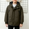 thumbnail image 2 of Manteaux pour Garçons, Veste Décontractée à Manches Longues avec Capuchon et Poches, Veste pour Grands Garçons, 2 of 7