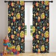thumbnail image 5 of Blackout Kids Curtains,Pioneer Flower Floral Print Pattern Childrens Insulated Curtains Set Of 2,Bedroom Essentials,Toddler Room Decor 42"x84", 5 of 5