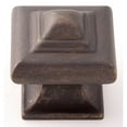thumbnail image 2 of Alno A1520-SN Geometric 1-1/4" Cabinet Knob Satin Nickel, 2 of 7