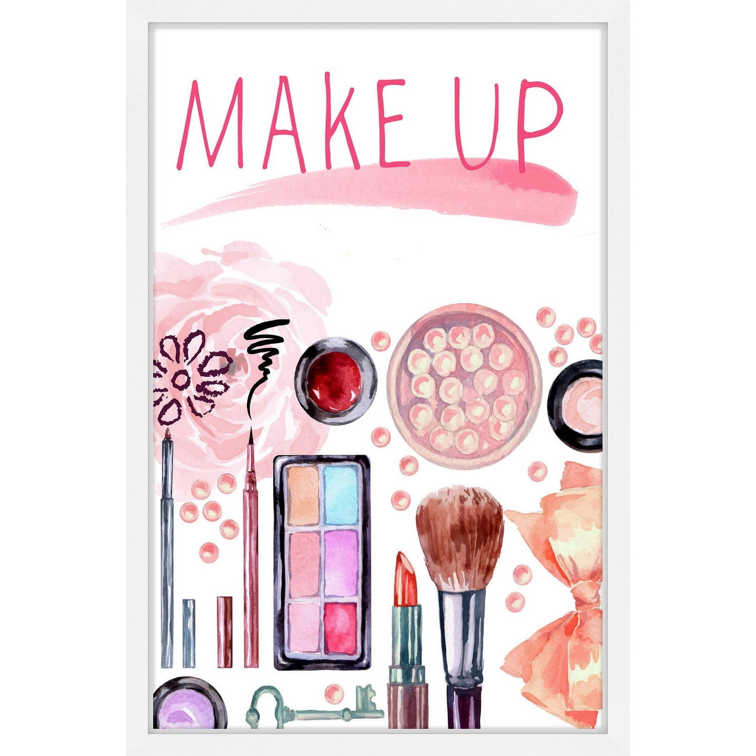 Marmont Hill "Make Up Fun" Framed Painting Print