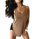 thumbnail image 4 of Camiseta sin mangas Tankaneo de algodón, larga y extragrande, para mujer, 4 of 7