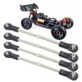 thumbnail image 3 of Filfeel Steering Linkage Rod Set Adjustable 110‑120mm Fit for 1/8 RC Racing Truck Car,Steering Linkage Rod,Metal Linkage Rod, 3 of 9