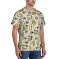 thumbnail image 4 of Yiaed Skull Snake Print Mens Short Sleeve Tight Fit T-Shirt, Crewneck Casual Tee-3X-Large, 4 of 5