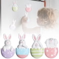 thumbnail image 2 of Easter Decorations Mini Easter Bunny Easter Egg Refrigerator Sticker for Home Party Decoration and Gifting 4PCS, 2 of 8