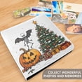 thumbnail image 4 of FORMRS 3 Ring Photo Album 4"x6" Self Adhesive Large Capacity PU Leather Cover, Cute Halloween Trees, 4 of 8
