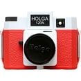 thumbnail image 1 of Cámara Holga 120N de Plástico de Formato Medio (Rojo/Blanco) Paquete c, 1 of 2