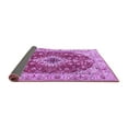 thumbnail image 2 of Ahgly Company Indoor Rectangle Medallion Purple Traditional Area Rugs, 2' x 5', 2 of 4