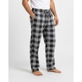 thumbnail image 5 of Real Essentials 3 Pack: Men's Fleece Pajama Pants Loungewear Soft Pj Bottoms Sleepwear Pockets (Big & Tall Available), 5 of 7