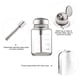 thumbnail image 4 of 2 Unids 80ML Empuje Hacia Abajo Las Botellas Del Dispensador De Para El profesion Del Removedor De Almacenamiento Del jinwen Dispensador de botellas de prensa, 4 of 6