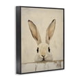 thumbnail image 2 of Stupell Industries Farmhouse Peeking Bunny in Soft Neutrals Black Framed Giclee Art, 16 x 20, by LSR Design Studio, 2 of 8