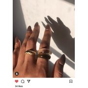 Bold Acrylic Dome Ring