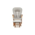 thumbnail image 3 of Suite Bebe Contempo Nursery Glider with Ottoman, Walnut Wood and Latte Fabric, 3 of 8