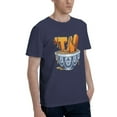 thumbnail image 2 of Thinknoodles Men'S Basic Short Sleeve T-Shirt Navy Blue Small, 2 of 5
