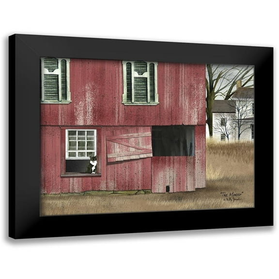 Jacobs, Billy 14x12 Black Modern Framed Museum Art Print Titled - The Mouser