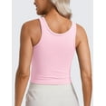 thumbnail image 3 of CRZ YOGA Womens Butterluxe Double Lined Tank Tops Scoop Neck Racerback Workout Tanks, 3 of 7