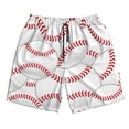 thumbnail image 5 of Goofa Baseballs Printed Mens Swim Trunks Summer Quick Dry Short Beach Swimwear Bathing Suits-X-Large, 5 of 9