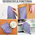 thumbnail image 7 of GZHJMY Purple Flowers Kitchen Dish Towel Set, Drying Kitchen Towels Tea Towels Gift Set for Drying Cleaning Cooking Baking 1Pcs, 7 of 7