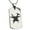 Silver, variant on Stainless Steel Hephaestus Greek God of Blacksmith & Fire Engraved Dog Tag Pendant Necklace