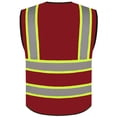 thumbnail image 2 of High Reflective Vest Class 2 Safety Vests with 5 Pockets Zipper High Visibility Construction Uniform Meets ANSI/ISEA, 2 of 5