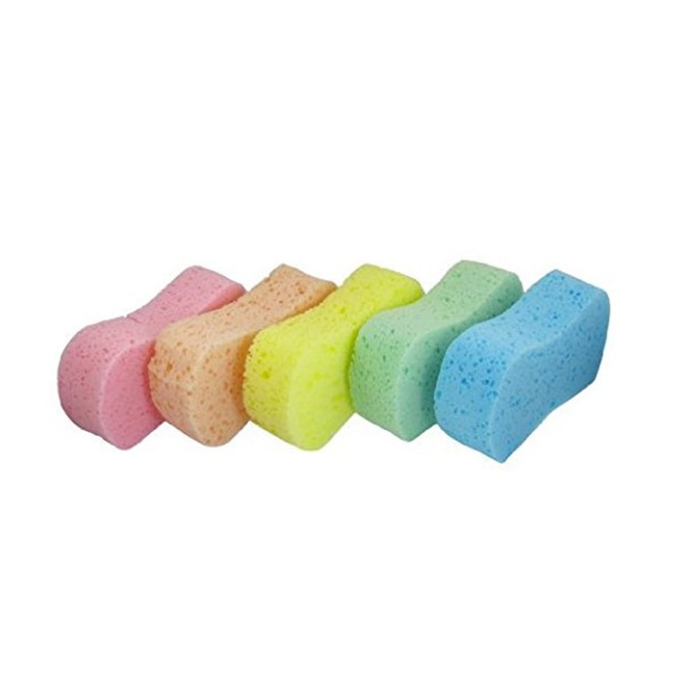 HEMOTON 5 Pcs Car Wash Sponges Bone Design for Polishing Porous Car Wash Sponges