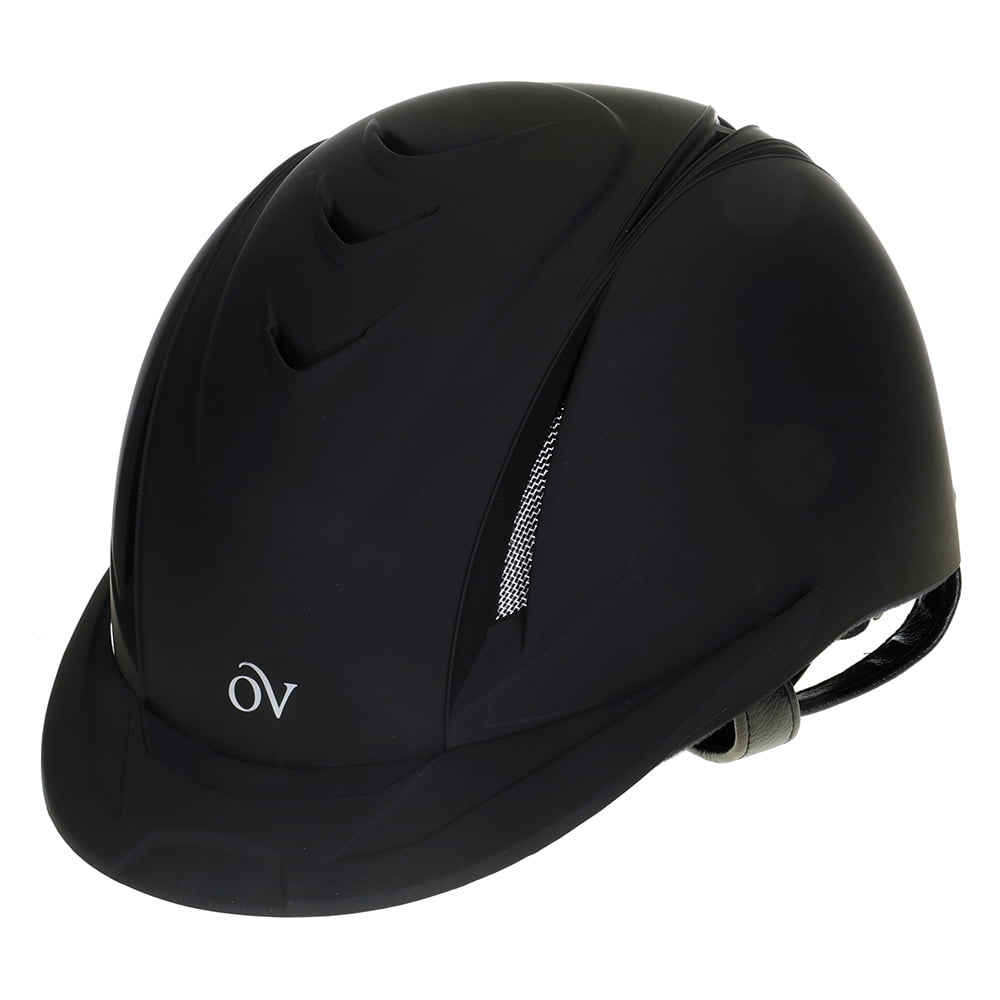 Black Matte Ovation Womenâs Protege Riding Helmet Small/Medium 
