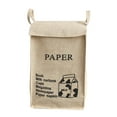 thumbnail image 1 of CEHVOM Large Capacity Natural Jute Storage Box Fabric Dirty Clothes Basket Sundries Classification Storage Bag Clearance, 1 of 1