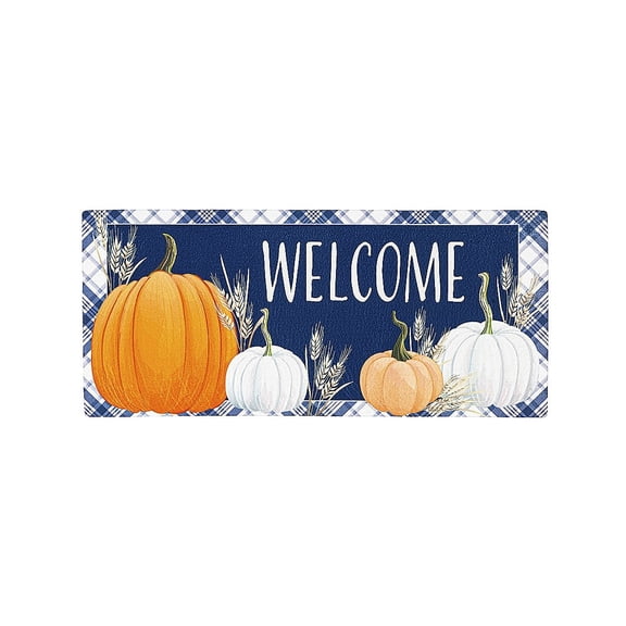 Plaid Pumpkins Sassafras Switch Mat