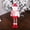 B, variant on SDJMa Christmas Plush Toy 28 inch Retractable Long Leg Standing Plush Doll Christmas Super Cute Reindeer Snowman Old Man Christmas Ornaments Doll Telescopic Legs Christmas Santa Decoration Toy