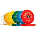 thumbnail image 1 of Everyday Essentials Color Coded Olympic Bumper Plate Weight Plate with Steel Hub, 370 Lbs., 1 of 9