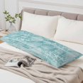 thumbnail image 6 of Turquoise Coastal Body Pillow Cover 20 x 60 Inch Decorative Pillow Cover Nautical Coral Starfish Shell Octopus Sea Lumbar Pillowcase Seasonal Rectangle Cushion Case for Couch Sofa Bed Living Room, 6 of 9
