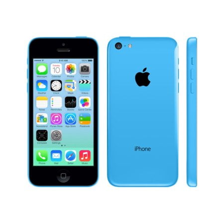 AT Apple iPhone 5c 8GB Refurbished Smartphone, Blue